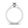 Emerald Cut Diamond Ring in Futuristic Style, Image 2