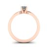 Rectangular Diamond Ring in White-Rose Gold, Image 2
