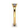 Rectangular Diamond Ring in White-Yellow Gold, Image 3