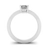 Rectangular Diamond Ring White Gold, Image 2