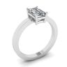 Rectangular Diamond Ring White Gold, Image 4