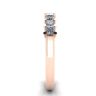 9 Square Princess Diamond Ring Rose Gold, Image 3