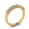 9 Square Princess Diamond Ring Yellow Gold, Image 4