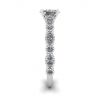 Oval Diamond Romantic Style Ring White Gold, Image 3