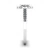 Oval Diamond Ring White Gold, Image 3