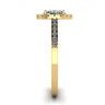 Oval Diamond Ring Yellow Gold, Image 3