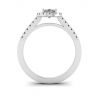 Oval Diamond Ring White Gold, Image 2