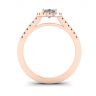 Oval Diamond Ring Rose Gold, Image 2