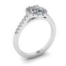 Oval Diamond Ring White Gold, Image 4