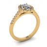 Oval Diamond Ring Yellow Gold, Image 4