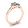 Oval Diamond Ring Rose Gold, Image 4