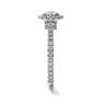 Halo Round Cut Diamond Ring, Image 4