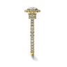 Halo Round Diamond Ring in 18K Yellow Gold, Image 3