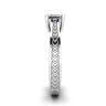 Oriental Style Princess Cut Diamond Ring, Image 3