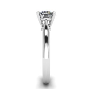 Classic Diamond Ring with One Diamond - Photo 2