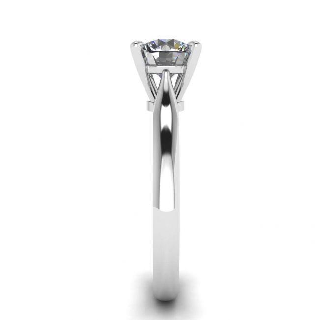 Classic Diamond Ring with One Diamond - Photo 2
