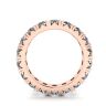 3 carat Eternity Diamond Band in 18K Rose Gold, Image 2