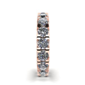 3 carat Eternity Diamond Band in 18K Rose Gold - Photo 2