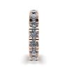 3 carat Eternity Diamond Band in 18K Rose Gold, Image 3