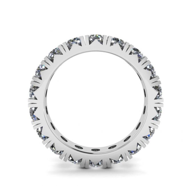 3 carat Eternity Diamond Band in 18K White Gold - Photo 1