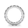 3 carat Eternity Diamond Band in 18K White Gold, Image 2