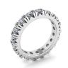 3 carat Eternity Diamond Band in 18K White Gold, Image 4