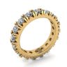 3 carat Eternity Diamond Band in 18K Yellow Gold, Image 4