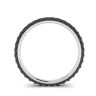 Black Diamonds Pave Eternity Ring White Gold, Image 2