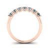 Classic Seven Round Diamond Ring Rose Gold, Image 2