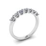 Classic Seven Round Diamond Ring White Gold, Image 4