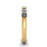 Classic Seven Round Diamond Ring Yellow Gold, Image 3