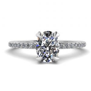 Oval Diamond Ring