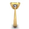 Emerald Cut Yellow Sapphire Ring Yellow Gold, Image 3