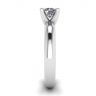 Solitaire Diamond Ring V-shape , Image 3