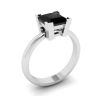Black Diamond Ring  White Gold, Image 4