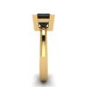 Black Diamond Ring Yellow Gold, Image 3