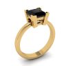 Black Diamond Ring Yellow Gold, Image 4