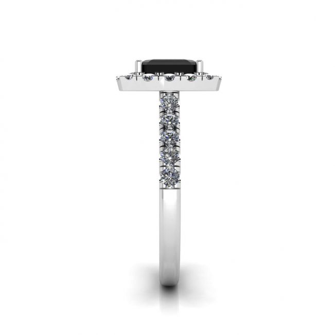 Princess Black Diamond Ring - Photo 2
