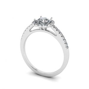 Cushion Style Round Diamond Ring - Photo 3