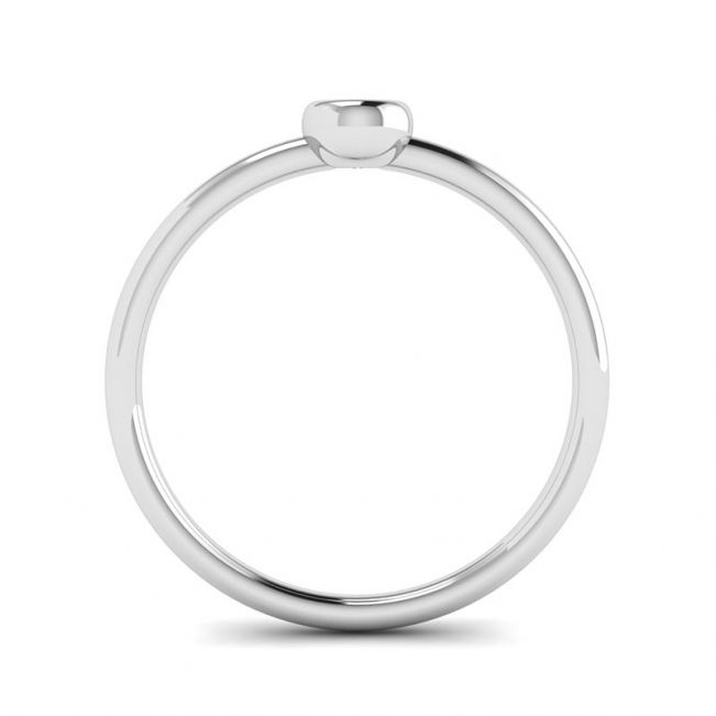 Round Diamond Small Ring La Promesse - Photo 1