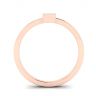 Princess Diamond Small Ring La Promesse Rose Gold, Image 2