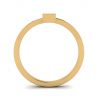 Princess Diamond Small Ring La Promesse Yellow Gold, Image 2