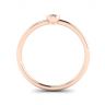 Pear Diamond Small Ring La Promesse Rose Gold, Image 2