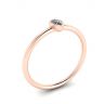 Pear Diamond Small Ring La Promesse Rose Gold, Image 4