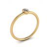 Pear Diamond Small Ring La Promesse Yellow Gold, Image 4