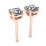 Perfect Round Diamond Studs Rose Gold, Image 3