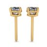 Perfect Round Diamond Studs Yellow Gold , Image 2