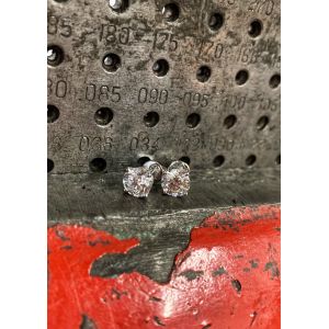 Perfect Round Diamond Studs Rose Gold - Photo 5