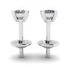 Princess-Cut Diamond Stud Earrings , Image 2