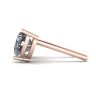 Heart Shape Diamond Stud Earrings Rose Gold, Image 2